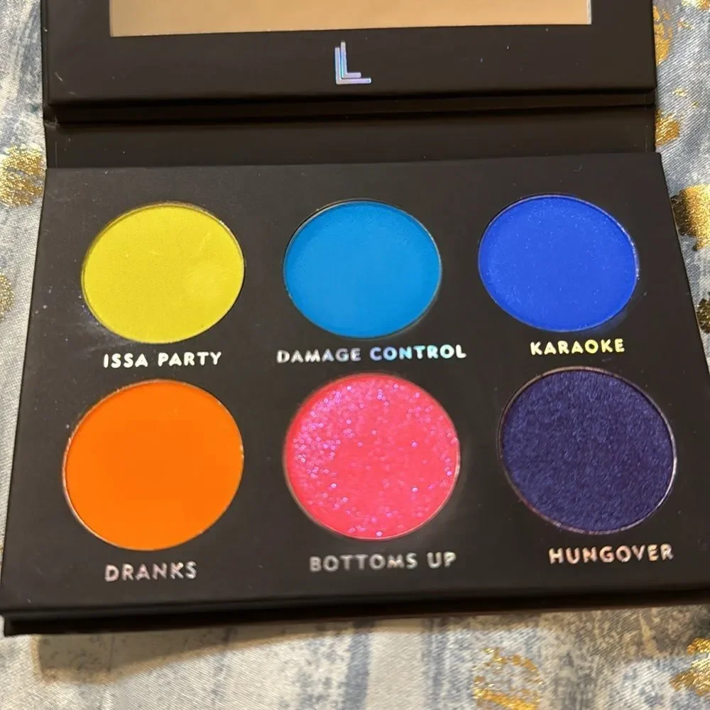 Laura Lee‎ party animal colorful mini eyeshadow palette beauty makeup